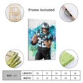 thumbnail image 2 of Christian McCaffrey American Football Players Sports Celebrity Canvas Wall Art Posters For Room Aesthetic And Decor 11 Poster For Bedroom Bathroom Living Room Office Kitchen Decor, 2 of 8