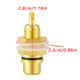 thumbnail image 4 of Conector RCA chapado en oro, conector hembra de Audio HIFI (negro), 10 Uds., 4 of 9