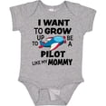 thumbnail image 3 of Inktastic I Want to Grow Up to Be a Pilot Like My Mommy Boys or Girls Baby Bodysuit, 3 of 5
