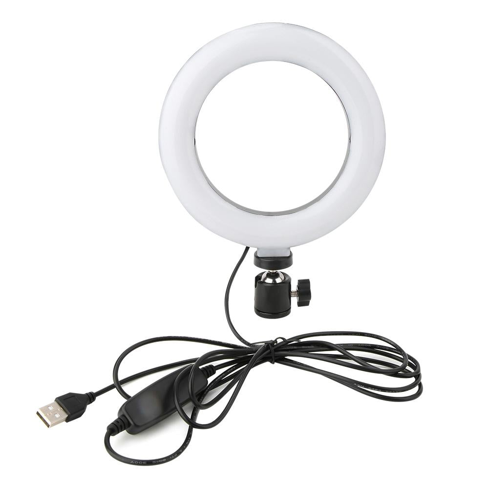Greensen 6 Inch Stepless Dimmable LED Ring Fill Light Studio DSLR Camera Video Lamp , Video Ring Lamp, Ring Light
