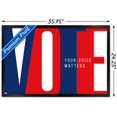 thumbnail image 3 of Vote - Your Voice Matters Wall Poster, 22.375" x 34" Framed, 3 of 4