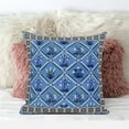 thumbnail image 3 of Amrita Sen Designs CAPL1057BrCDS-ZP-20x20 20 x 20 in. Mughal Art Broadcloth Indoor & Outdoor Zippered Pillow - Blue, Green & White, 3 of 5