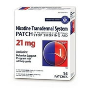 Habitrol Nicotine Transdermal System Step Stop Smoking Patches, 21 mg, 14 Ct, 6 Pack