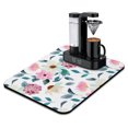 thumbnail image 1 of Watercolor Floral Dish Drying Mat - Functional Kitchen Elegance - Highly Absorbent and Reversible, 1 of 7