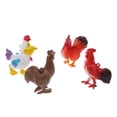 thumbnail image 2 of 12 Piezas de Simulación de Gallo, Pollo, Modelo Animal, Colección de Juegos, Huevos de Pascua, Decoración para Tartas, Suministros para Fiestas, Yotijar Figuras de pollo, 2 of 6