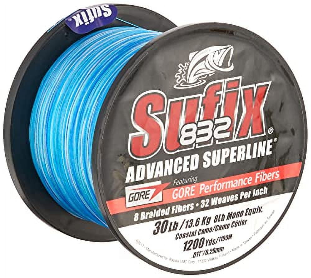150yd Spool Sufix 832 Advanced Superline Braided Fishing Line-Neon Lime  Braid [Breaking Strain: 15lb]<!-- -->
