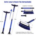 thumbnail image 2 of 52" Extendable Snow Brush Shovel & Ice Scraper Auto Windshield Snowbrush Long Handle Removal Tool Winter for Car SUV Trucks, 2 of 8