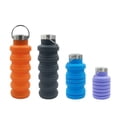 thumbnail image 4 of Taza plegable portátil de silicona de grado alimenticio, 500 ml, tetera deportiva creativa, taza de agua de descompresión telescópica para exteriores, 4 of 5