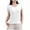 #1-White, variant on Women's Short Sleeve T-shirt Casual Solid Color V-Neck T-shirt Home Blouses