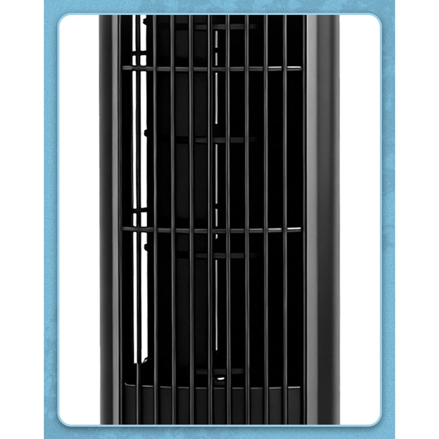 Tower Fan, 110V, 25W, 16 Inch Mini Column Tower Fan, Touch Control with Remote, Plastic Body, Copper Motor, Black, 3 Speed, Oscillating, 9-Hour Timer, Floor & Wall Mount for Home Use