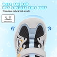 thumbnail image 5 of Barerun Toddler Sandals for Girls Boys Quicky Dry Non Slip,Wide,Breathable,Closed Toe BlueGrey,6 Toddler, 5 of 9