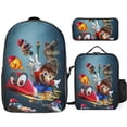 thumbnail image 1 of Pixel Plumber Adventure Game Backpack Academic Mountaineer Set Summit Bookbag with Alpine Lunch, 1 of 5