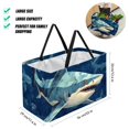 thumbnail image 2 of Shark Large Capacity Reusable Foldable Oxford Cloth Storage Bin - Decorative Box, Collapsible Bucket, and Convenient Storage Basket, 2 of 7