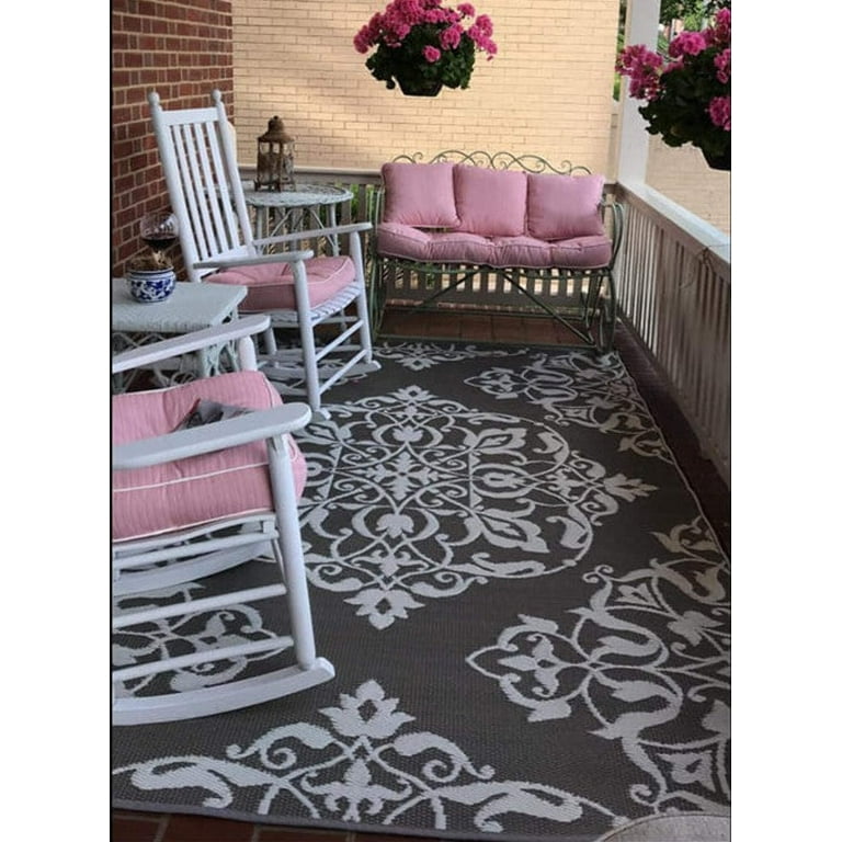 Mad Mats New Wrought Iron Outdoor Area Rug
