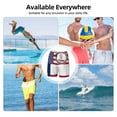 thumbnail image 6 of Mens Virginia Texas Flag Swimming Trunks with Compression Liner Beach Quick Dry Swim Shorts, 6 of 6