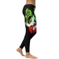 thumbnail image 2 of Ghostbusters Green Slimer Yoga Pants Women High Waisted Tummy Control Non See-Through Elastic Running Workout Yoga Leggings Pants, 2 of 7