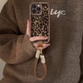 thumbnail image 4 of Brown Leopard Print + Lanyard, Premium Minimalist Leopard Print Phone Case, Compatible with iPhone 17 Pro Max, 17 Pro,17,16 Pro Max, 16,16 Pro,16 Plus,15,15 Pro Max11,12,13,14 Pro Max, 11 Pro,, 4 of 9