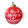 thumbnail image 3 of 60CM Santa Claus Ball Large Snowman Ball Versatile Gifts for Kids (T), 3 of 6