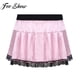 thumbnail image 2 of Mens Lace Trim Sissy Pleated Skirt Exotic Babydolls Chemises Sleepwear Print Satin Miniskirt Nightwear Role Play CostumeXL Gong Bohan LED, 2 of 2