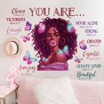 thumbnail image 1 of Mfault Black Girl Magic You Are Beautiful Pegatinas De Pared Afroamericanas Decoración De Guardería Dicho Positivo Religioso Dormitorio Arte Inspirador Afro Mariposa Niños Adolescentes Habitación Deco, 1 of 1
