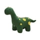 thumbnail image 2 of Taburete otomano con forma de dinosaurio de dibujos animados, asiento con adorno de animal, reposapiés para Verde oscuro, 2 of 9