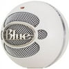 Blue Wired Microphone, White