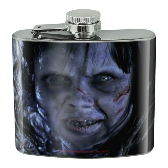 The Exorcist Regan Character Stainless Steel 5oz Hip Drink Kidney Flask