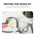 thumbnail image 3 of 1 Ensemble d'Outils de Tissage Aiguille à Tricoter Crochet Aiguille à Tisser, 3 of 9