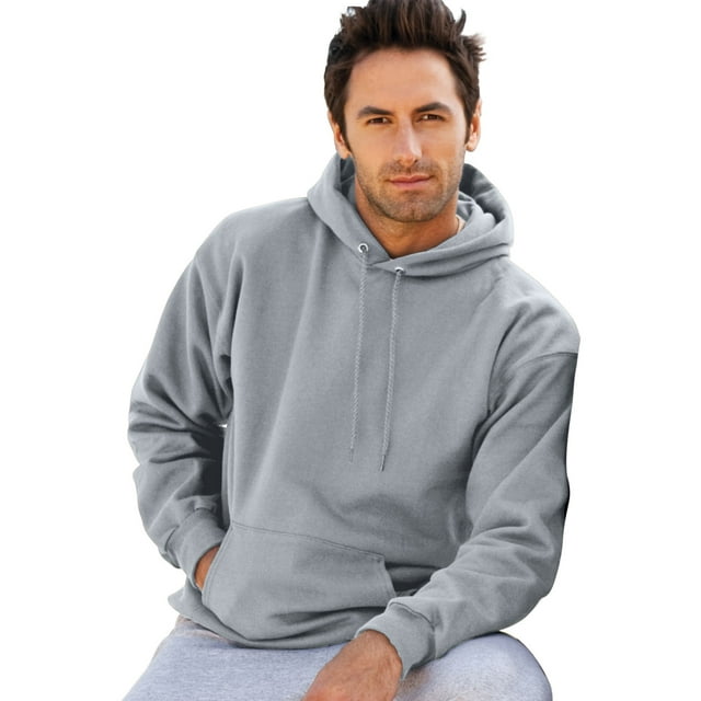 Hanes Chandail à Capuchon en Molleton pour Adulte en Coton Ultime, L, Acier Pâle
