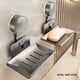 thumbnail image 3 of Estante de Almacenamiento con Ventosa Sin Taladro, Jabonera, Caja de Desagüe del Inodoro, Jabonera de Pared para Baño, Caja de Jabón, 3 of 5