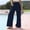 Navy, variant on SNKSDGM Women's Plus Cargo Pants Women Plus Size Women's Pants Petite Women High Waisted Wide Leg Pants Fashion Drawstring Elastic Trousers Comfy Straight Leg Long Pants with Pockets