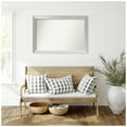 thumbnail image 3 of Amanti Art Custom Framed Wall and Bathroom Mirror (30 x 44 in.), Brushed Sterling Silver Frame, 3 of 7