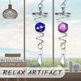 thumbnail image 2 of 4X Ball Spiral Tail Decorative Wind Spinner Stabilizer Wind Chimes Hanging Wind Ball Spinner for Garden Decorations, 2 of 8
