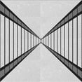 thumbnail image 1 of Ahgly Company Machine Washable Indoor Square Transitional Gray Area Rugs, 6' Square, 1 of 7