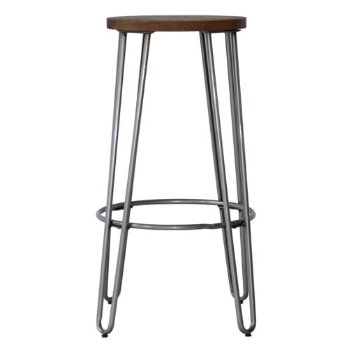 Quinn Counter Stool in Chrome Finish
