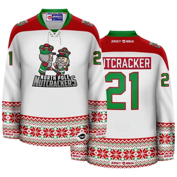 Christmas North Pole Nutcrackers 2.0 Holiday Hockey Jersey