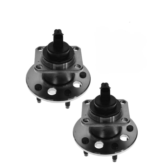 DAMAIJOY 2pcs Wheel Hub and Bearing Set Assembly Right Passenger Left Driver Rear Side with ABS Sensor FWD for Allante 1993 for DeVille 1994-1999 for Eldorado 1993-2002 for Seville 1993-1997