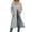 Gray, variant on Otntypg Full Zip up Hoodies for Women Lightweight Casual Long Sleeve Hooded Trench Coat Trendy Basic Zipper Side Slit Loose Fit Drawstring Athletic Long Sweatshirts with Pockets Beige S