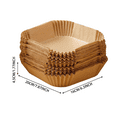 thumbnail image 2 of Air Fryer Paper Liners, 7.87 Inch Air Fryer Parchment Paper Liners, Air Fryer Liners Disposable, 30PCS Square Air Fryer Parchment Paper Liners for Air fryer,Non-Stick Waterproof Airfryer Liners, 2 of 4