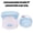 Light Blue3, variant on GFHFHITJ Round Graduated Plastic Storage Jars with Lids, Kitchen Sealing Jars for Snacks, Grains, Yoghurt, Cheese & Cake