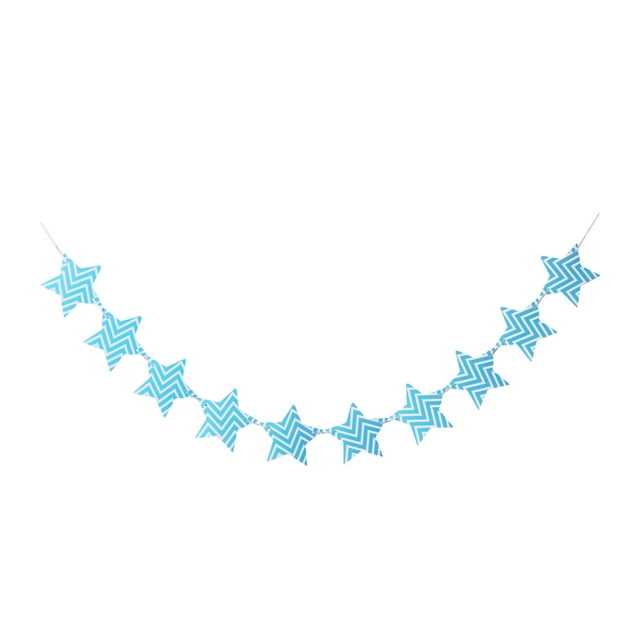 relayinert 14.7ft Gold Decoration Banner For Birthday Party Hanging Banner Personalized Blue 14.7ft