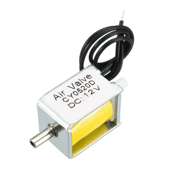 Unique Bargains Miniature Solenoid Valve 2 Way Normally Closed DC 12V 0.2A Air Solenoid Valve, 2pcs