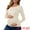 Beige, variant on Women's Ruched Long Sleeve Maternity Blouses S Black