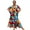Multicolour, variant on Sunforyou Plus Size Caftans Loungewear Maxi Beach Dresses Kaftan Lightweight Moo Moos for Women