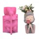 thumbnail image 1 of Cute Girl Flower Pot Silicone Resin Mold Epoxy Resin Casting Mold Succulent Vase Cement Mold Candle Holder Wax Mold, 1 of 5