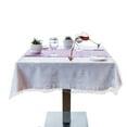 thumbnail image 6 of Heavy-Duty Deluxe Crystal Clear Vinyl Tablecloth Protector 54" x 74" - Oblong, 6 of 7