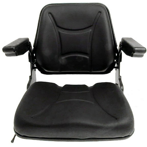 RAParts One New Universal Tractor Seat (with Fold Down Back & Fold Up Arm Rests)