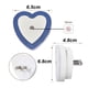 thumbnail image 3 of FloreceBien Regalos para el hogar con luz nocturna de inducción controlada por luz inteligente en forma de corazón, 3 of 5