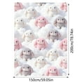 thumbnail image 4 of Soft All Season Bed Blanket Cozy Warm Throw For Home Travel Comfort, 4 of 5