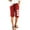 Red, variant on Children Kids Girls Shorts Letter Printed Elastic Waist Casual Pants Breeches With Pocket Classic Dailywear 9-10 Years